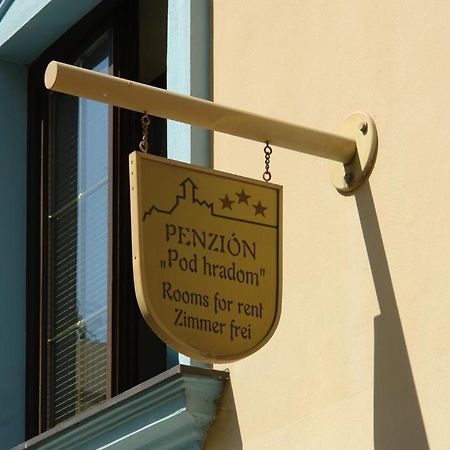 Penzión Pod Hradom Trenčín Exterior foto